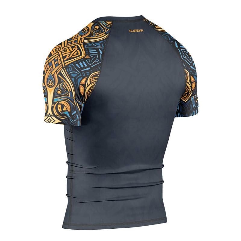 Viking Short Sleeve Compression Rash Guard – BJJ Rash Guard for Men, Perfect for Jiu Jitsu, No-Gi, and Grappling4