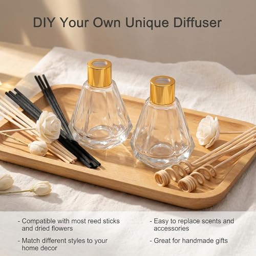 Botellas Difusoras de Vidrio 60ml Reutilizables x2 miniatura 6