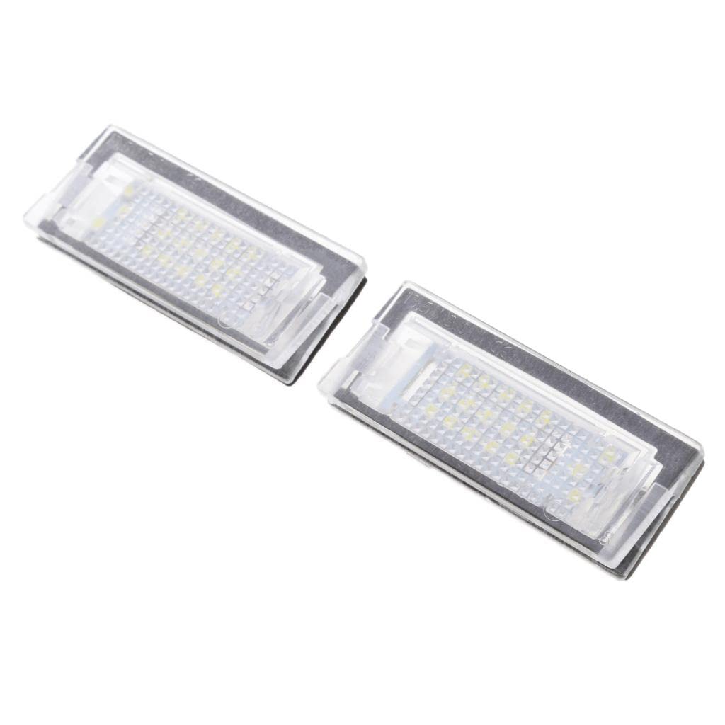 2 Pieces White 18LED License Number Plate Lights Lamps for E39 5-Door|Parts & Accessories|Car & Truck Parts|Lighting & Lamps |Package Includes:2 Piece LED License Plate Lights-image-21