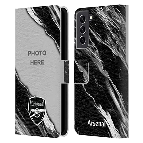 Coque portefeuille cuir Samsung S21 FE Arsenal FC anti-choc et personnalisée