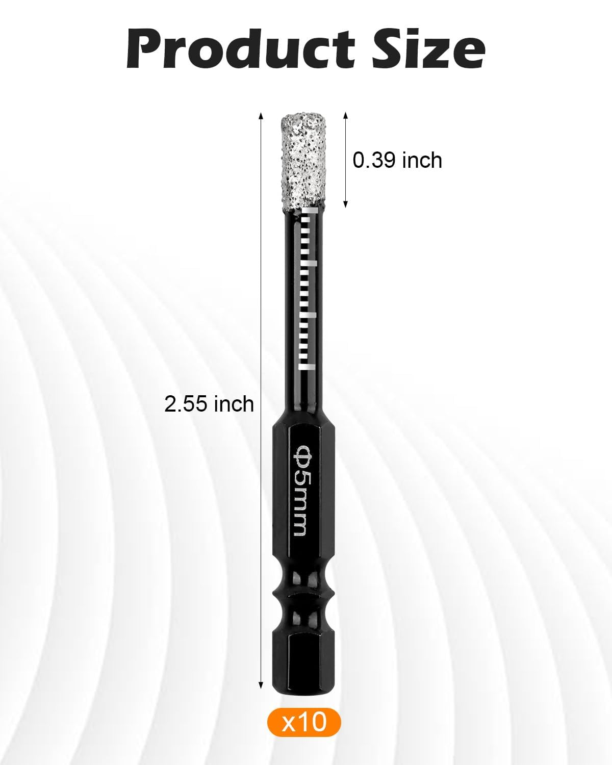 Diamond Drill Bits Set - Precise Tile & Stone Cutting -2