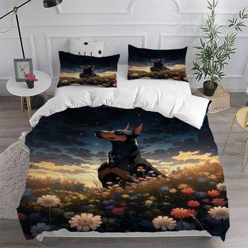 Housse de couette 3 pièces Ethereal Field finitions soignées