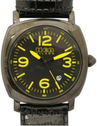 Amazon ヘブミラノ Heb Milano 腕時計 Black Basic Yellow 18000alls00004 限定シリアルナンバー刻印入り 正規輸入品 メンズ腕時計 腕時計 通販
