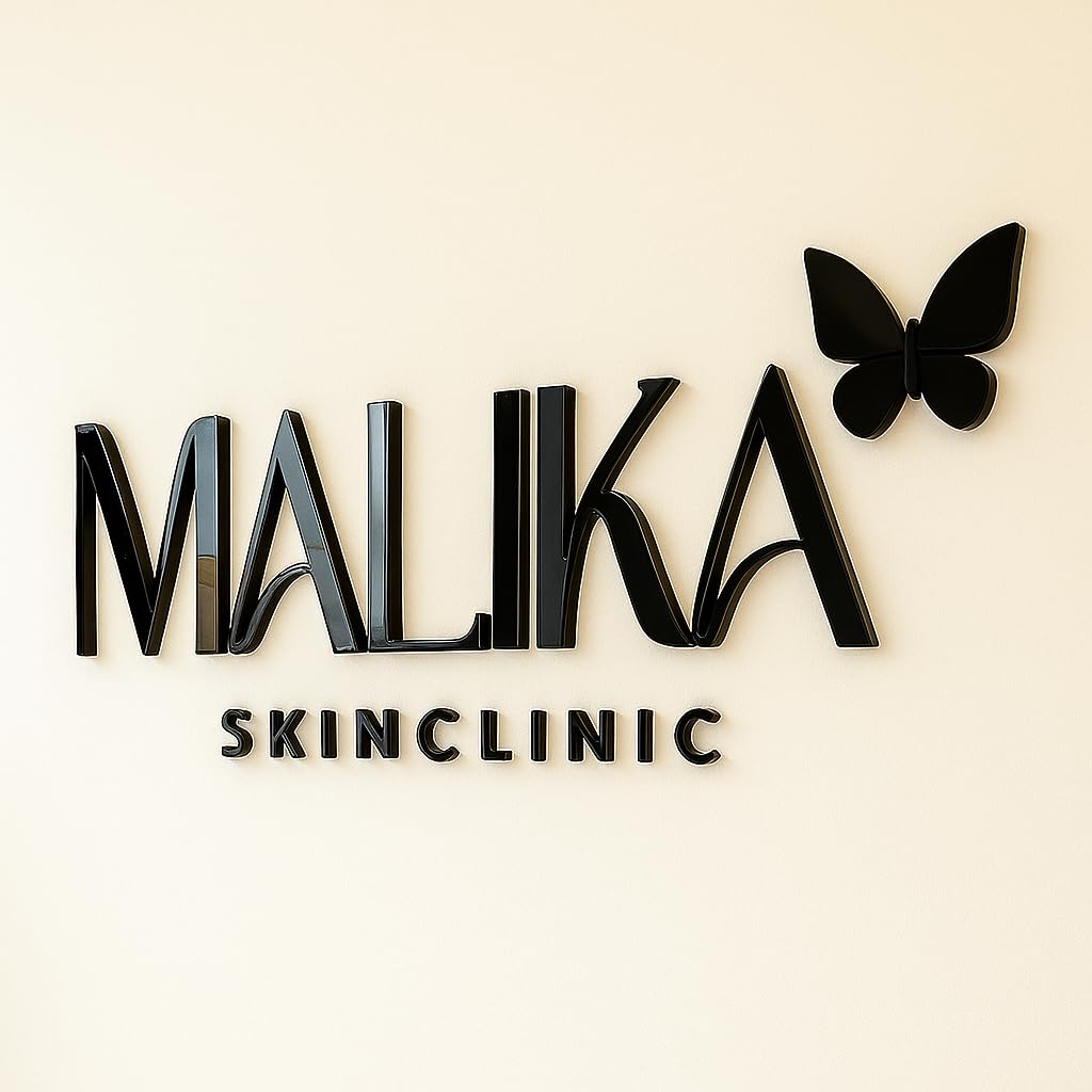 Panneau personnalisé en acrylique avec logo – Plaque nominative personnalisée en acrylique transparent pour salon de coiffure, spa de manucure, studio de massage, bureau – Panneau mural intérieur