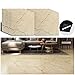 VEELIKE Adesivo Pavimento Marmo Adesivi per Piastrelle Marmo Giallo Pavimento PVC Adesivo Mattonelle Adesive Piastrelle Adesive Cucina Vinile Pavimento Piastrelle Adesive 24 Pezzi 30cm x 30cm