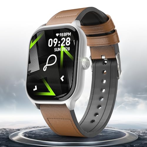 Pebble Edge 2.01" True HD Display, BT Calling, Heart Rate Monitoring, Rotating Crown, Light Weight Design, Alarm & Notification Smart Watch (Whiskey Brown) (B0D7CTJFRD) Amazon Price History, Amazon Price Tracker