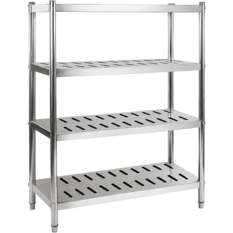 Générique Rayonnage INOX Ajouré 1000 × 500 × 1700 mm – 4 Niveaux