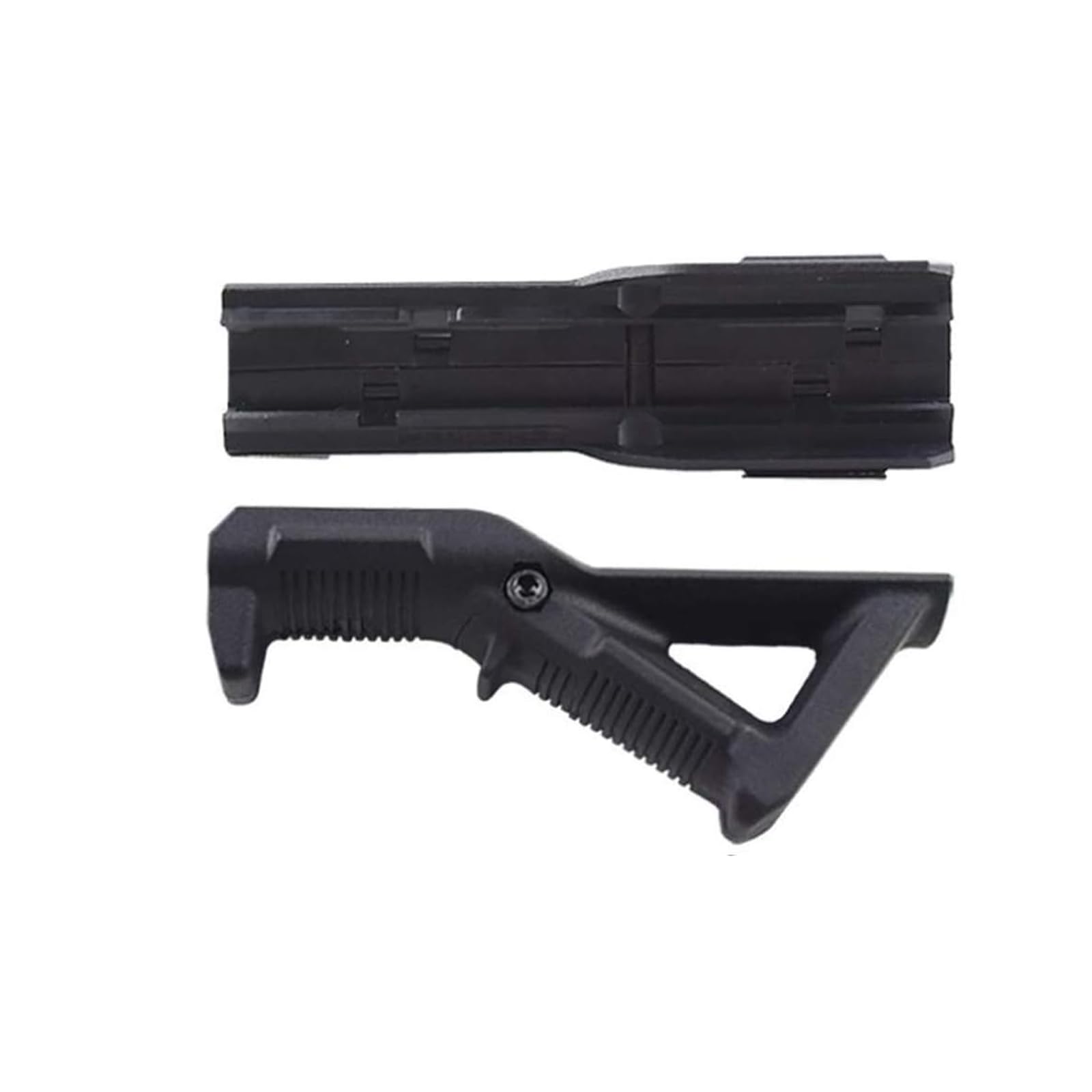Generic Empuñadura Frontal en ángulo,Empuñadura Ergonómica en ángulo,Empuñadura Frontal Triangular de Nylon AFG1 para Sistema de Riel de 20 mm