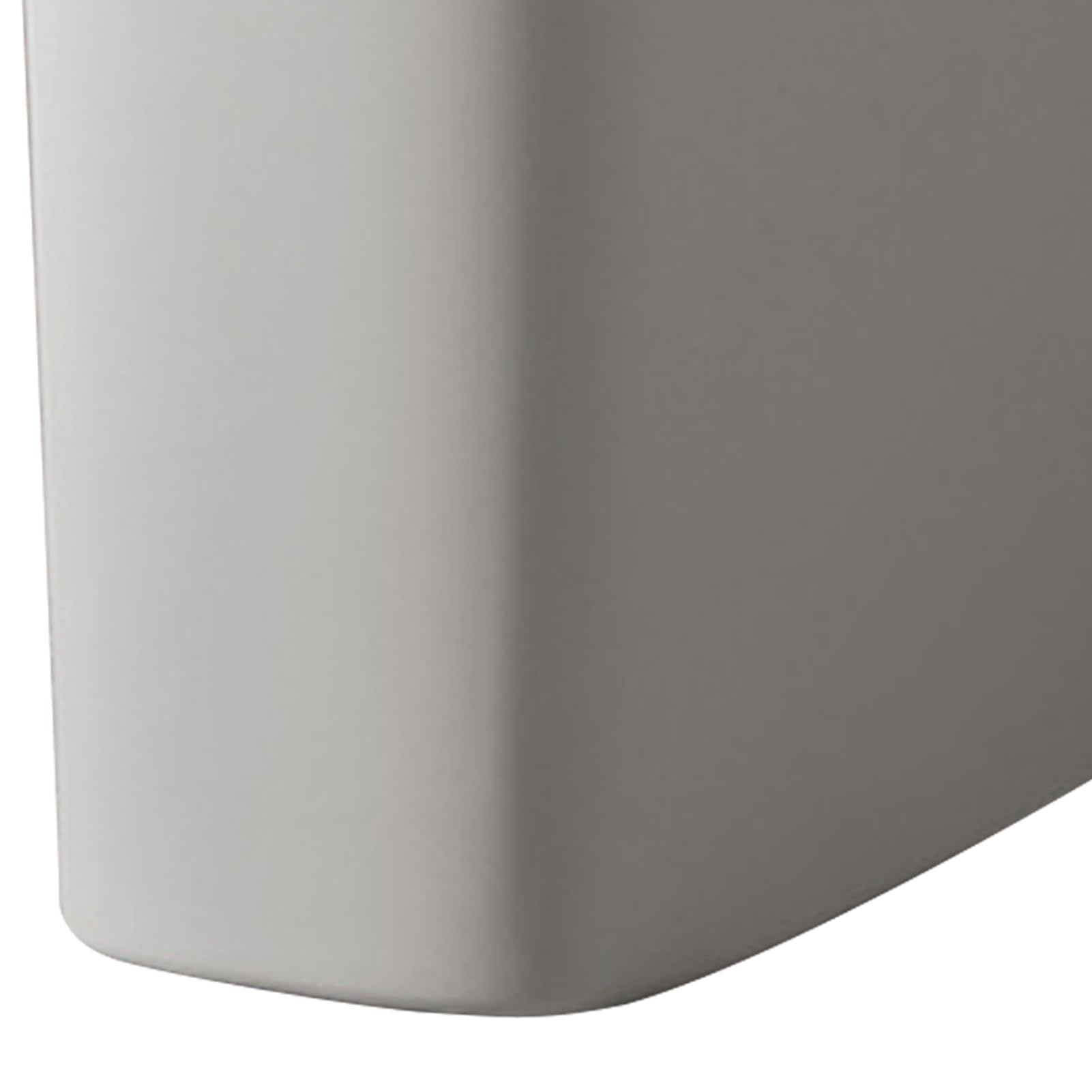 Piccolo Cestino per Rifiuti, 28×27×13cm Cestino Sottile Può Cestino per Rifiuti Rettangolare in Plastica Sottile Cestino Spazzatura per Bagno o Cucina, Letto, Ufficio (Grigio)