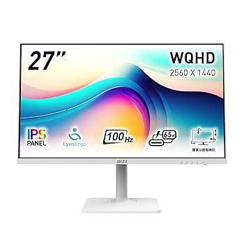 Amazon.co.jp: MSI モニター Modern MD272QXPW 27インチ/WQHD