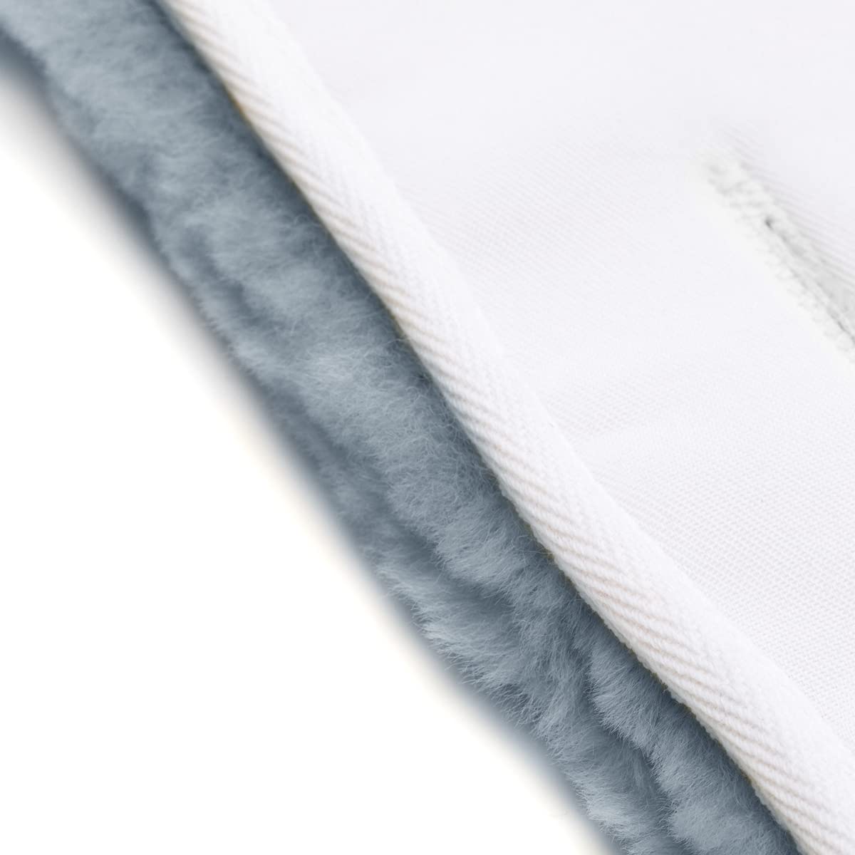 FILLIKID 100% Merino - Lammfell Auflage für Buggy und Kinderwagen / 5-Punkte-Gurtsytem geeignet 12-36 Monate