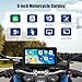 SIXWIN Wireless Motorcycle CarPlay Android Auto 6 Inch Car Play Moto Support Tyre Pressure Monitoring Bluetooth IP68 Waterproof for Motorbike GPS Navigation,Siri,Google Assistant