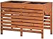 Produktbild dobar® Hochbeet Bausatz Gr. XL inkl. Pflanzfolie - Erhöhtes Salatbeet Massivholz 2 Pflanzkästen - 100 x 50 x 71 cm - Braun
