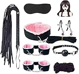 Sex Bondage Wrist and Thigh Cuffs Handcuff Set for Bedroom Sex Accessories for Adults Couples Bed Bondage Restraints Leg Spreader Bar for Women Ties Wrist and Ankle Straps Adult Play Queen Bed Sweater