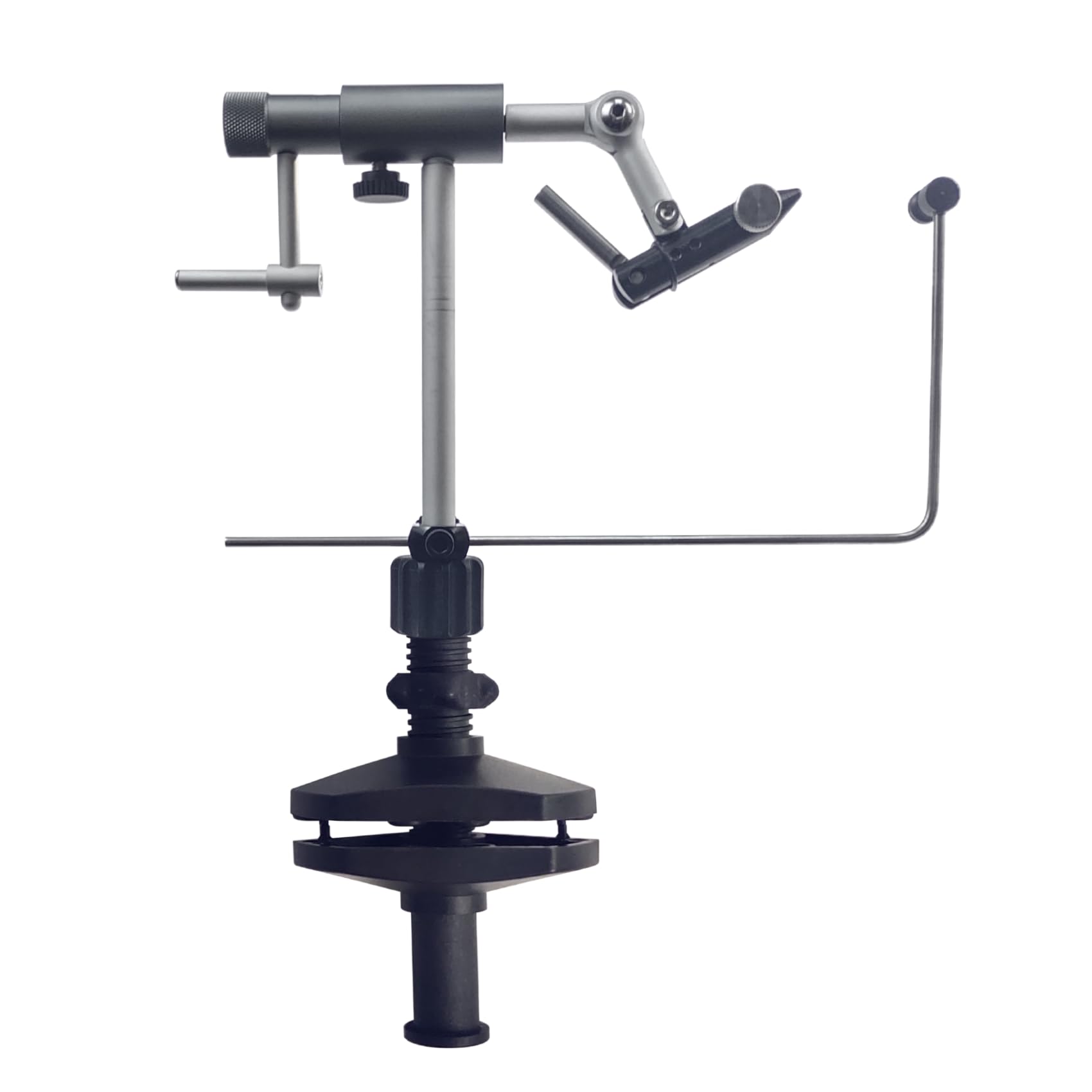 EUPHENG Riverruns Colorado Full Rotary Fly Tying Vise Rotation Resistance Adjustment Hook Sizes 26 to 4/0 (Fly Tying Vise C-Clamp)