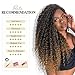 Quantum Love Kinky Curly Crochet Hair Short Marlybob Jerry Curly Ombre Blonde Hair Extension for Black Women Short Passion Twist Synthetic Hair Extension (6 Pack 18 Inches)