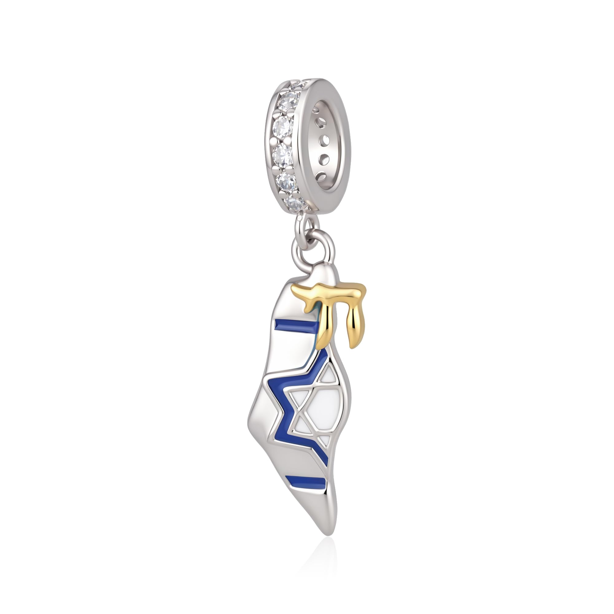 Country Flag Charms for Bracelets 925 Sterling Silver Dominican Republic/Puerto Rico/Peru/Mexican/Jamaica/Ireland/Texas Charms Souvenirs Gifts for Women National Flag Map Series Pendant Jewelry Travel Memorial Gift