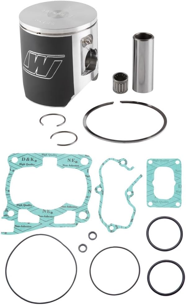 Tusk Complete Top End Rebuild Kit Pro-Lite Standard (54 mm) Compatible with Wiseco Piston Compatible with Yamaha YZ125 1998-2001