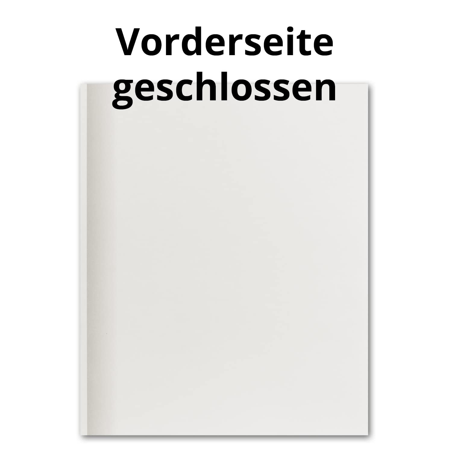 150x Trauer Briefpapier mit grauem Schattenrand, DIN B6+, 190 x 232 mm, Farbe Edel-Weiß, gefalzt