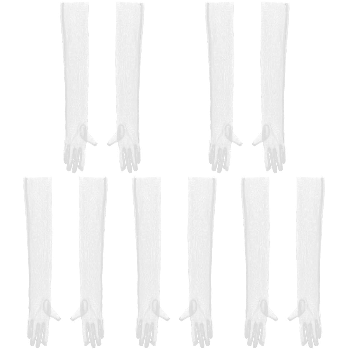 Guantes de encaje escarpado estilo formal para señoras 2