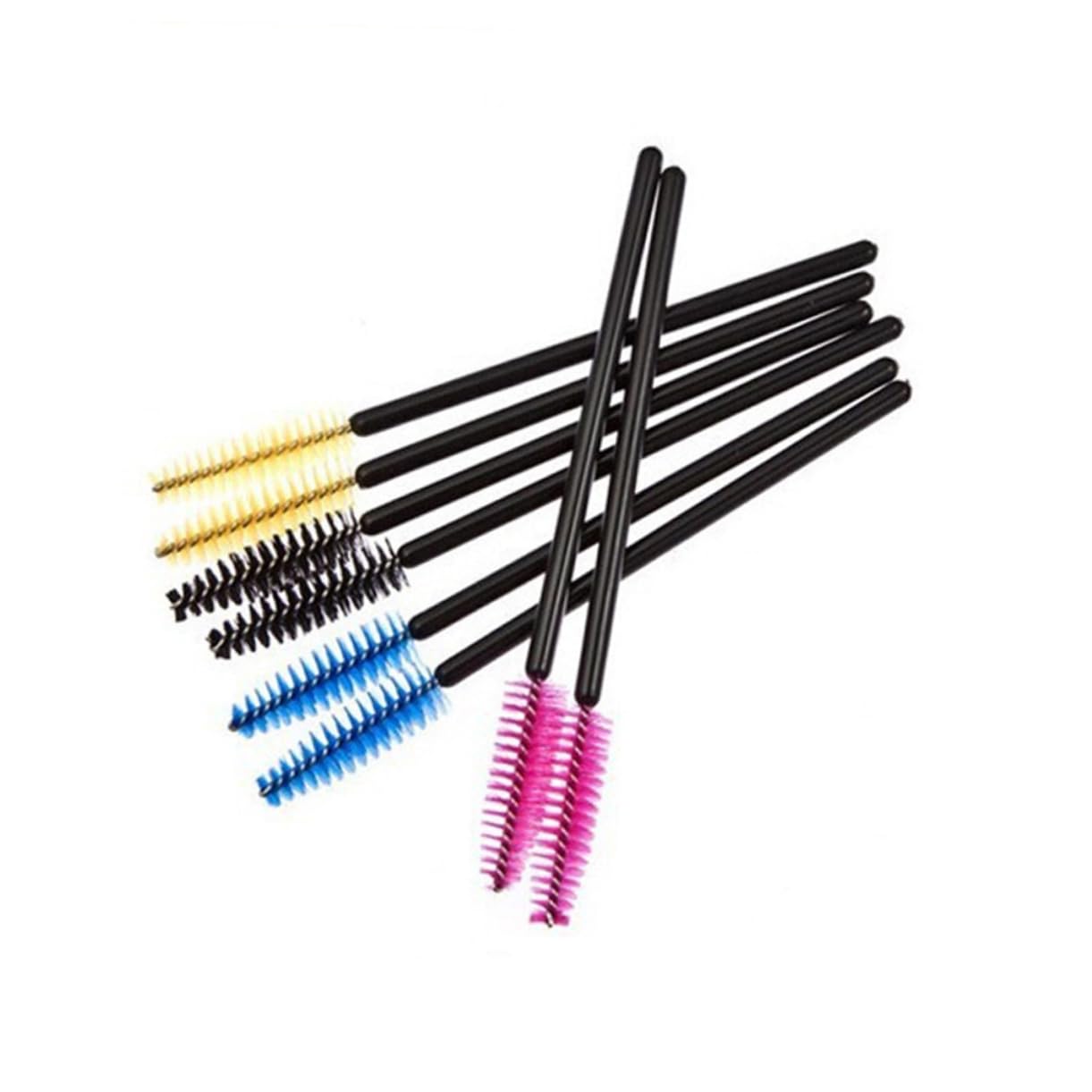 VICASKY 50pcs Disposable Mascara Wands Multicolor Eyelash Brushes for Makeup Hummingbird Feeder Cleaning Bottles Jewelry More for Precision Application and Versatile Cleaning