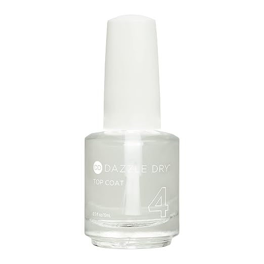 Dazzle Dry Step 4 Top Coat, Fast Drying, 0.5 oz (15 mL
