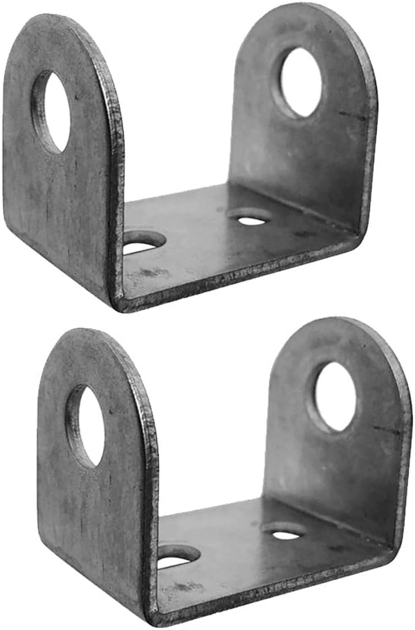 Baosity 2 Pieces Heavy Duty Stainless Steel Kayak Canoe Fishing Boat Rudder Mount Bracket Hardware Replacement Gear Accessories