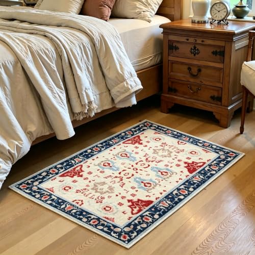LYGLIGH Floral Medallion Washable Entry Rug, 2X3 Non-Slip Indoor Door Mat — view 6