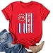 We The People T Shirt Women 250 Anniversary USA Shirt 4th of July Shirts American Flag Graphic Tees Casual Tops