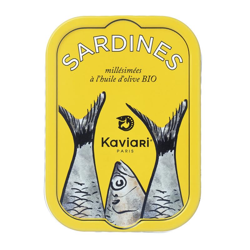 Kaviari Vintage Sardines in Organic Olive Oil 120g | Premium Imported Sardines | Organic Extra Virgin Olive Oil | Ready-to-Eat Gourmet Seafood | Rich in Omega-3-image-10
