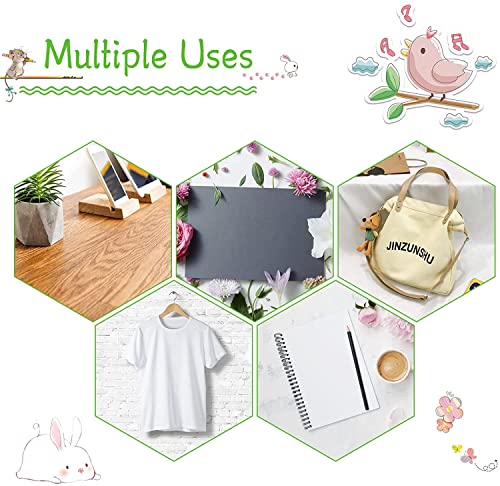 Gendako 20 PCS Pochoir Fleurs pour Peinture Murale Pochoir Oiseaux Volant Pochoir de Peinture en Plastique Pochoir à Dessin Réutilisable Pochoir Printemps pour Meubles Fenêtre Scrapbooking, 15x15cm - Image 6