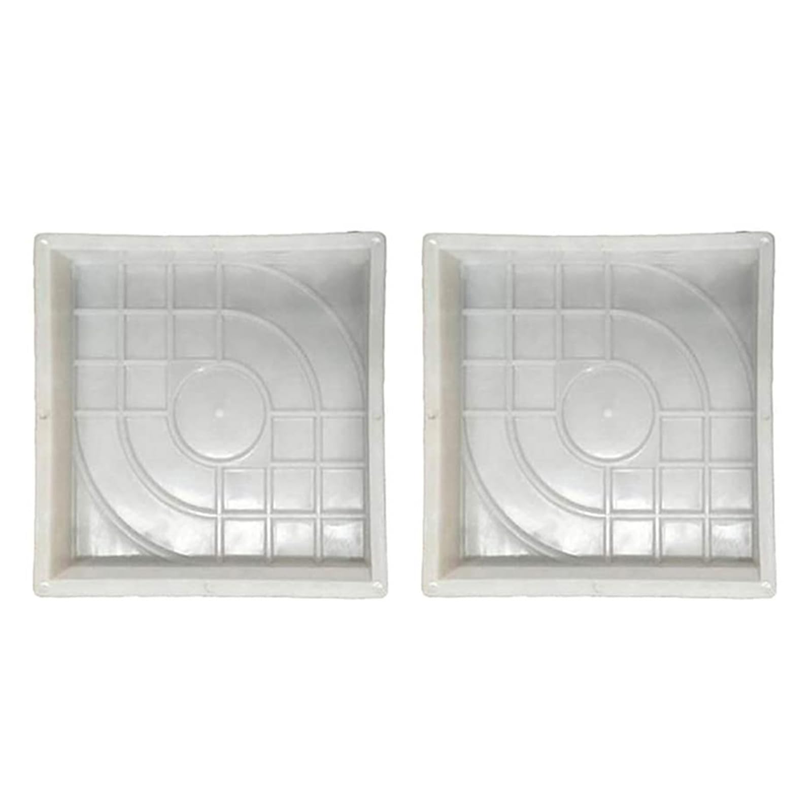 Ekoama Pack Of 2 Cement Brick Forms For Garden Walkway And Patio Construction Simple To Use Strong