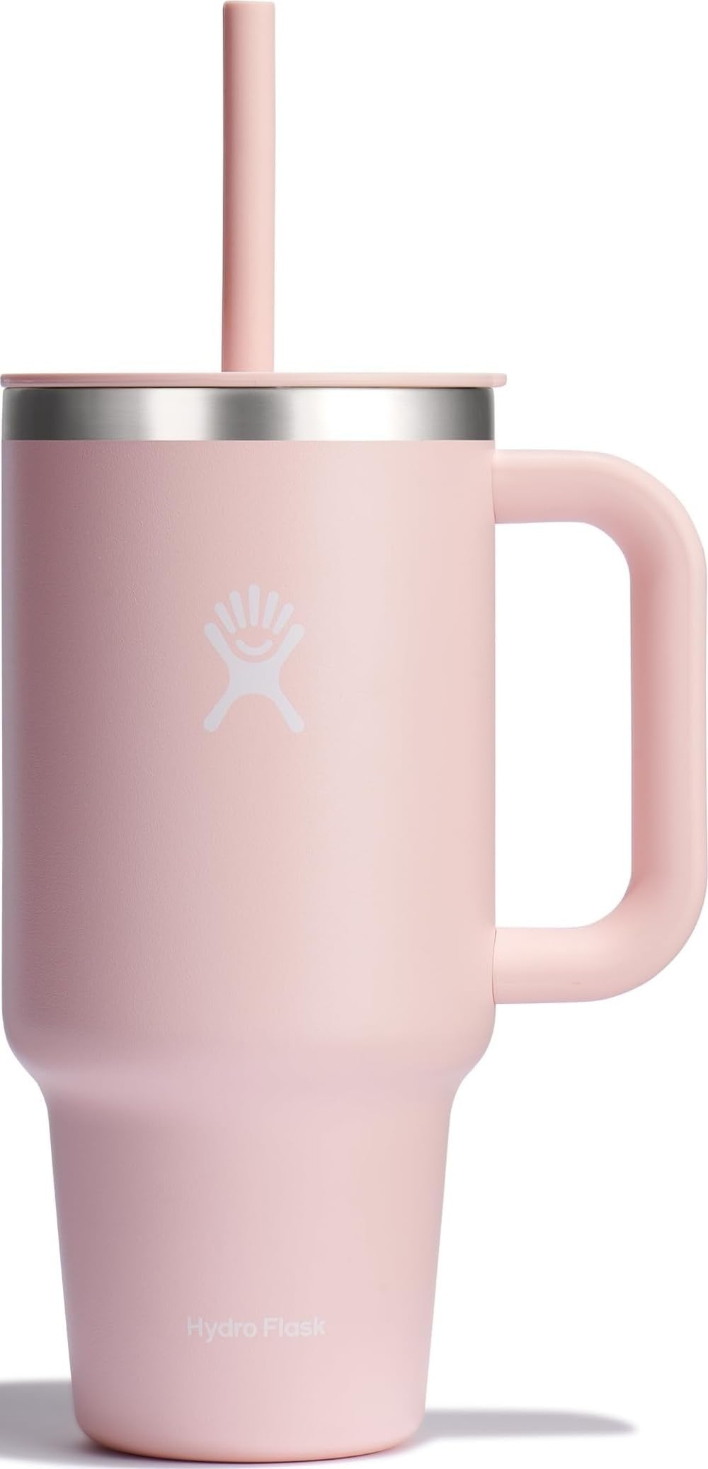 Hydro Flask - Travel Tumbler 946 ml (32 oz) with Closable Press-In Straw Lid - Stainless Steel - Double Wall Vacuum Insulated - Splash resistant lid - Trillium