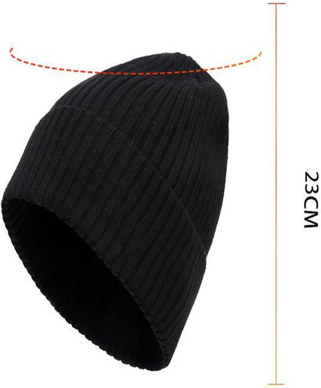 [ZIUNGLPBL] メンズ 冬 防寒帽子 メンズ 厚手ベルベットニット帽 無地 万能 スポーツ 防寒 通勤 通学 自転車