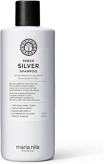 Sheer Silver Shampoo Fl Oz ml Neutralizes Golden Shades Violet Pigments Gives Cool Tone 100% Vegan & Sulfate/Paraben free