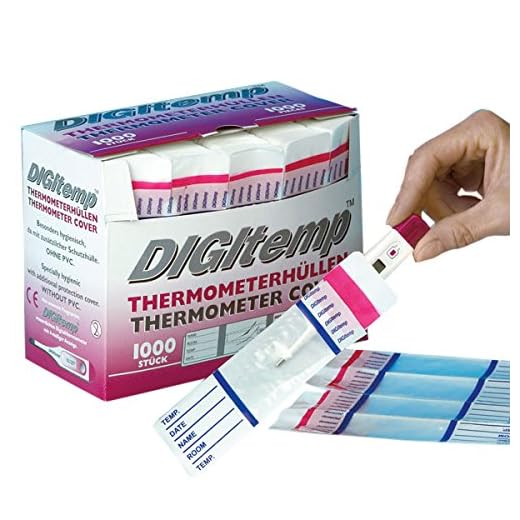 Digitemp H7 11032 Thermometerhülle mit Gleitmittel für Glasthermometer (1000-er Pack)