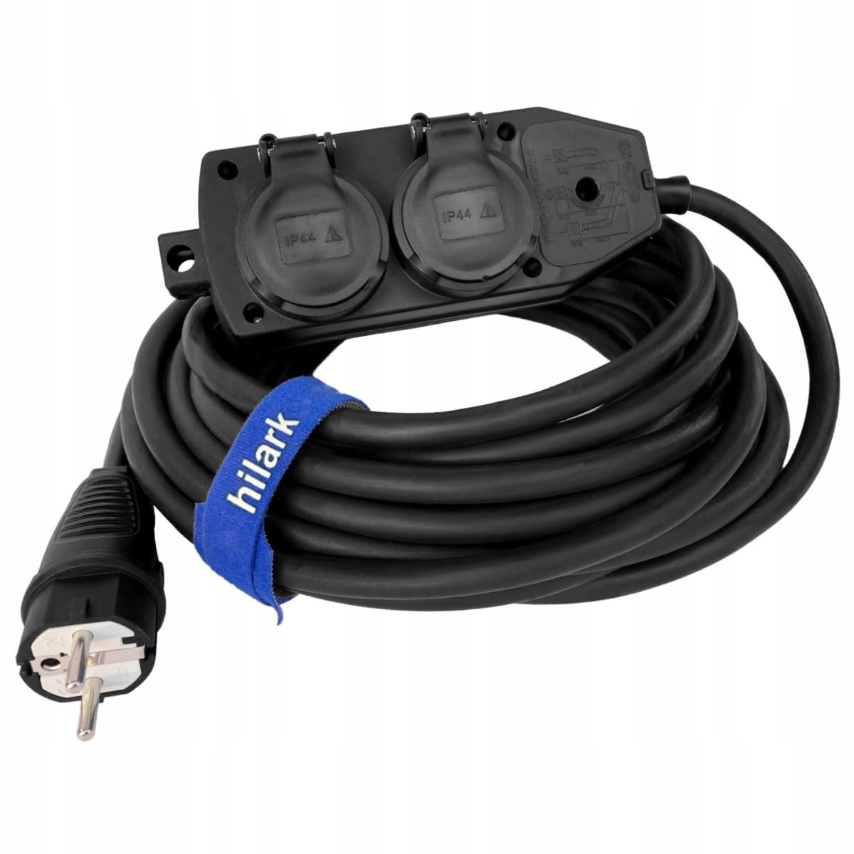 Hilark Cable Tech Rallonge renforcée répartiteur 20m H05VV-F 3x2,5