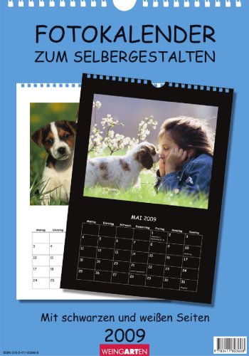 Fotokalender zum Selbermachen schwarz/weiß 2009