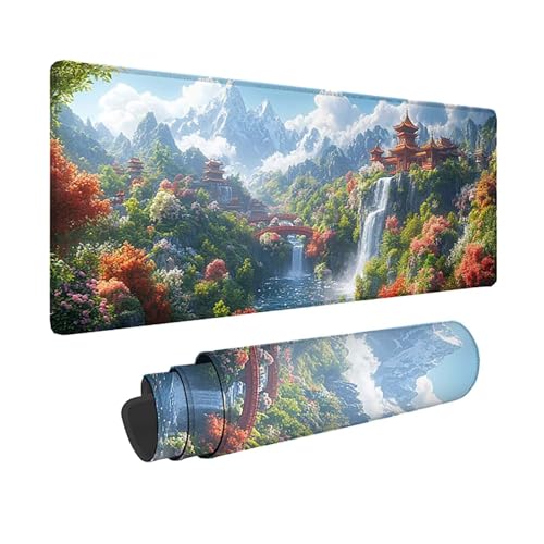 Tapis souris automne sous main bureau grand format pour ordinateur portable