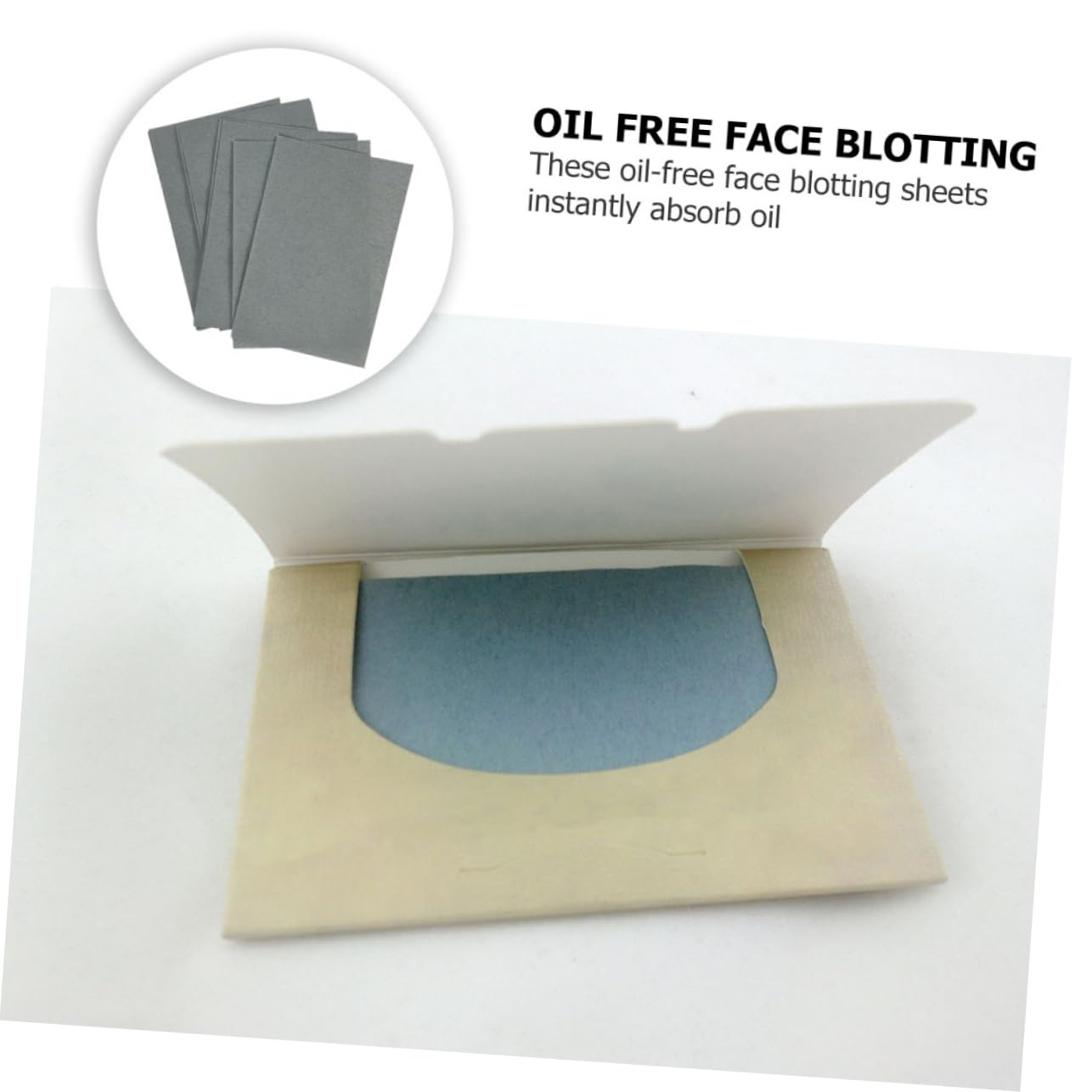 Angoily 200pcs Oil Absorbing Tissues for Face Blotting Skin Care Makeup Oil Removal Paper