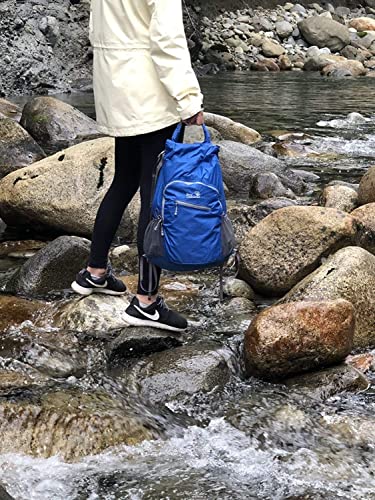 Outlander 100% Waterproof Hiking Backpack Lightweight Packable Travel Daypack(Teal) 25L #TOP4