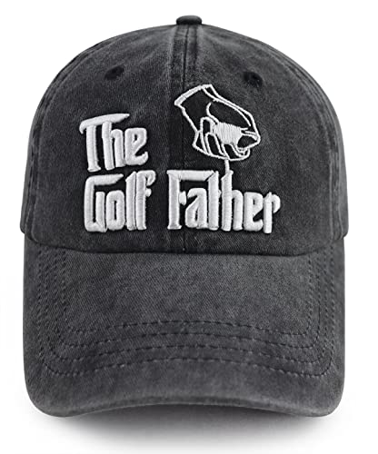 Golf Gifts For Men, Golf Accessories Dad Hat, Funny Adjustable Cotton 3D Embroidered Golf Father Baseball Cap, Fathers Day Birthday Retirement Gifts For Dad Husband Grandpa Uncle Brother Golfers #TOP6
