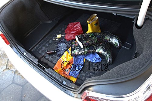 Car Lux AR01444 - Alfombra Cubeta Protector Cubre Maletero Con Antideslizante Para Passat B7