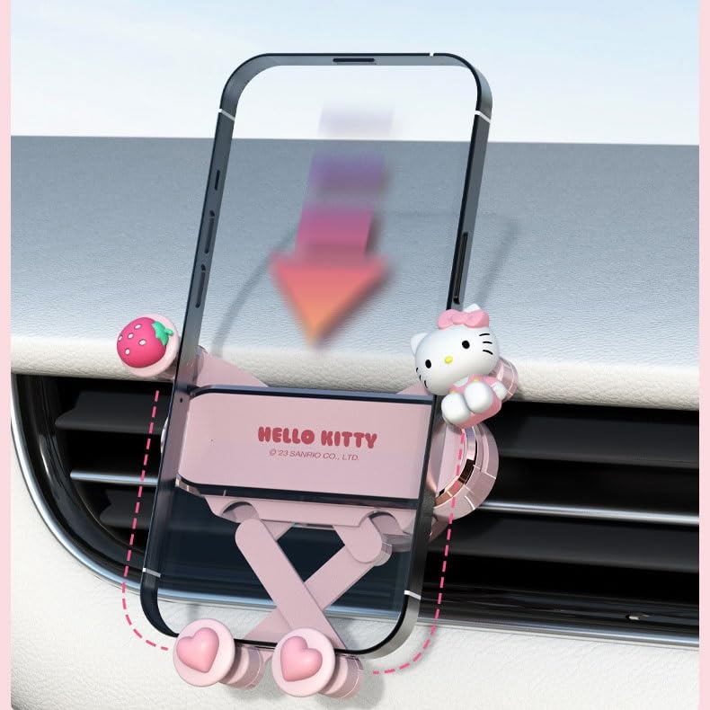 Amazon.co.jp: ハローキティ マイメロディ クロミ 車 スマホホルダー