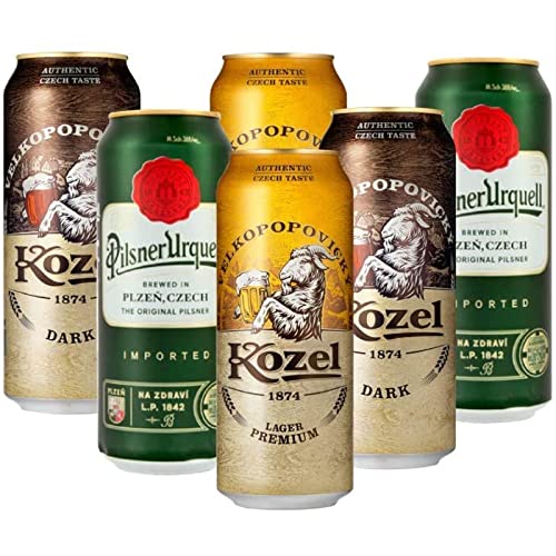 Reviews de Juegos básicos para preparación de cerveza artesana - solo los mejores. 50 Six Pack de Cervezas Checas de 500 ml