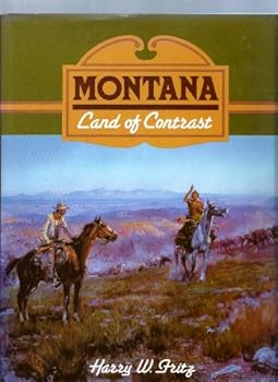 Hardcover Montana: Land of contrast Book