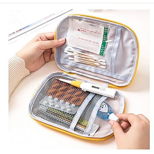 Image of Eforcase 4PCS Travel Mini Empty First Aid Pouch, Portable Empty Aid Medical Bag,Empty Medicine Bag Emergency Kit Storage Bag Empty