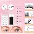 VISCOO Upgraded Eyelash Extension Kit for Beginners, Lash Extension Kit with Mannequin Head, Eye Model with Replacement False Lashes,Lash Starter Kit with Fan,Extension Glue and Remover for Training