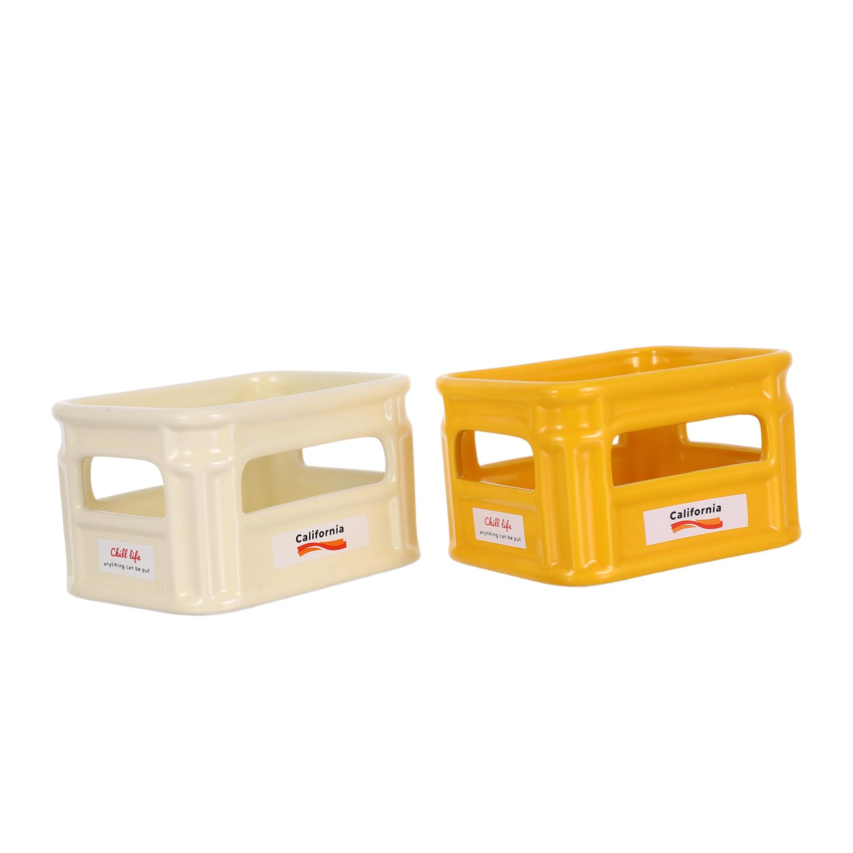 2 Stück Teiliges Keramik Snackschalen Vielseitige Obst Snackplatte Elegantes Design für Kaffeehäuser Stilvolle Pommeshalter und Kreative Servierteller für Zuhause