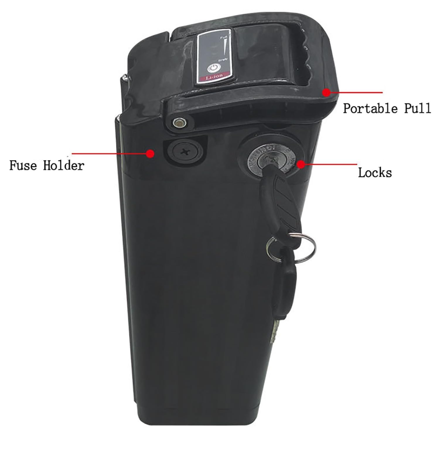 Batteria per bici elettrica 48V 8AH/10AH/12.5AH/15AH/20AH per moto/scooter elettrici,custodia in alluminio con caricabatterie da 54.6V, BMS 48V,8AH